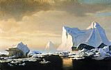 Icebergs in the Arctic by William Bradford